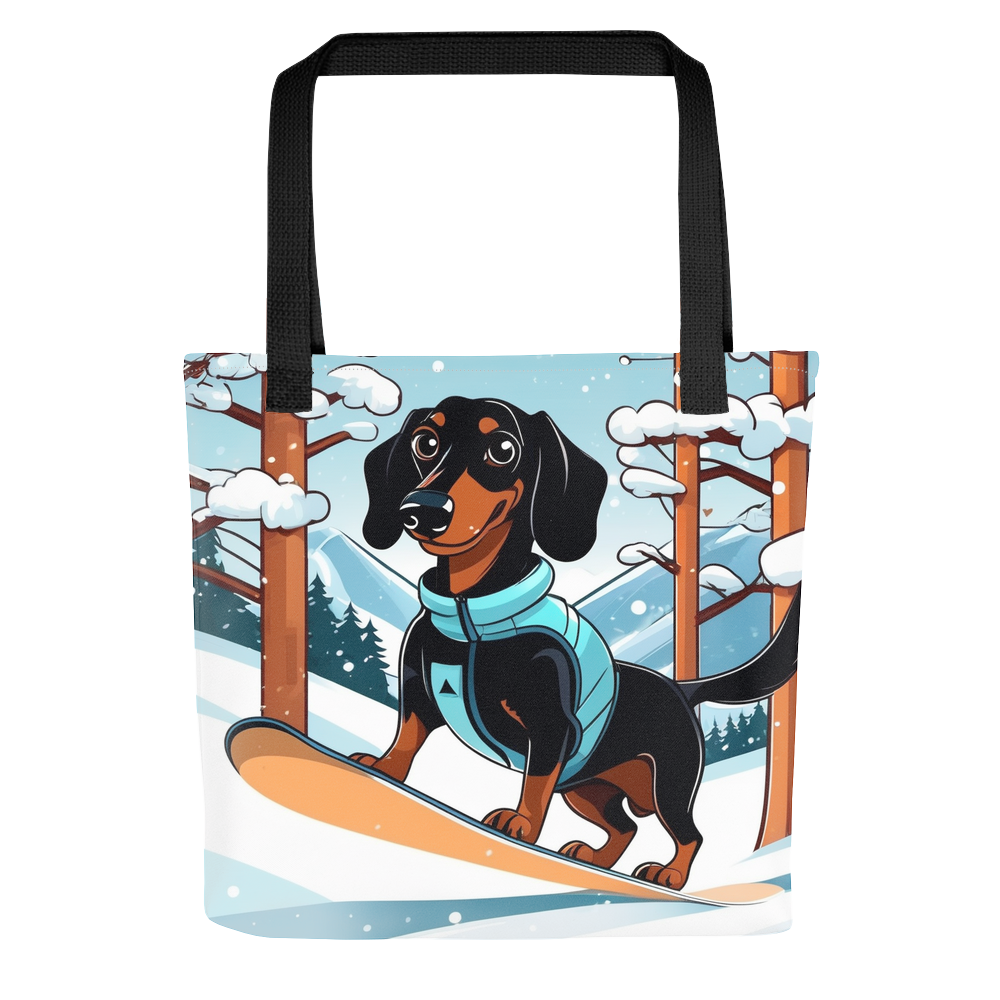 PugMug Custom Black Dachshund Tote