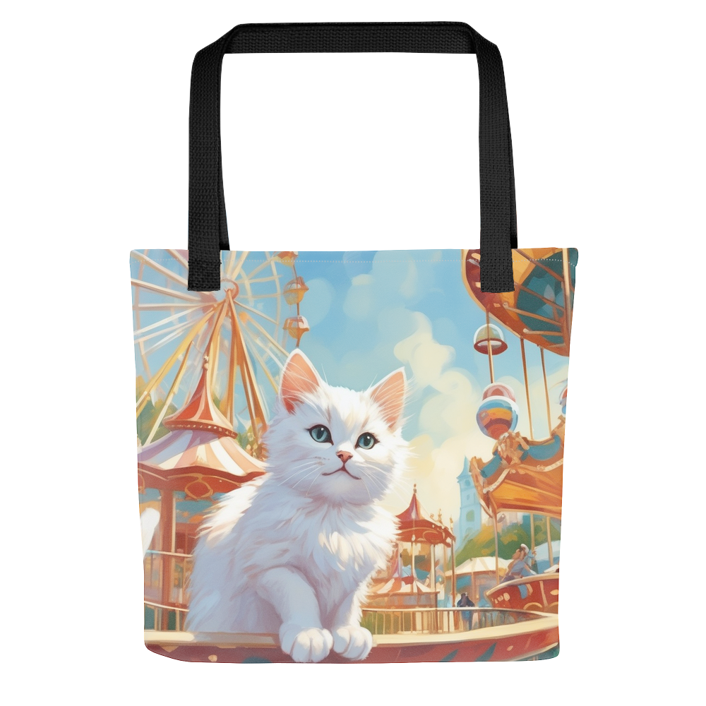 PugMug Custom White Companion Cat Tote