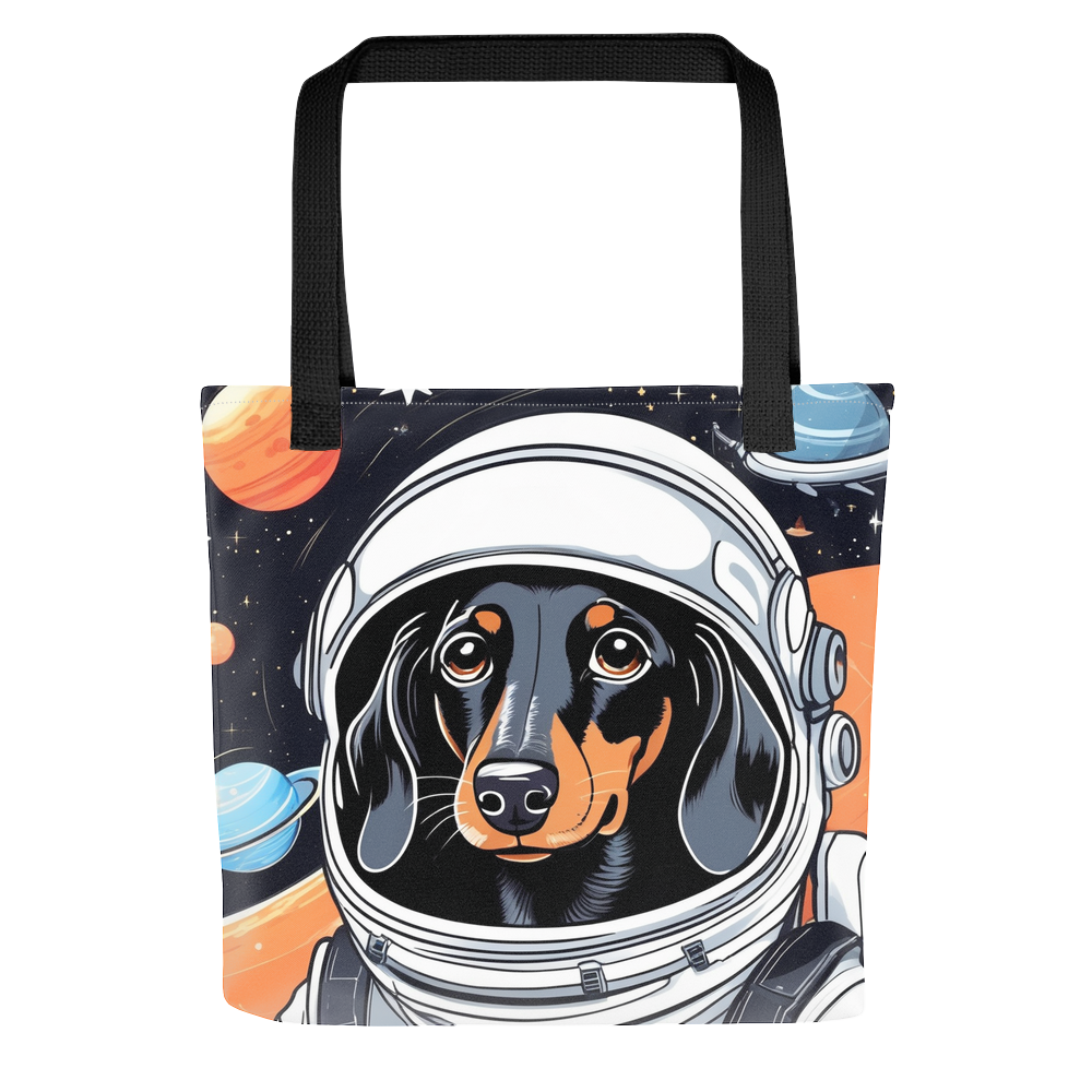 PugMug Custom Black Dachshund Tote