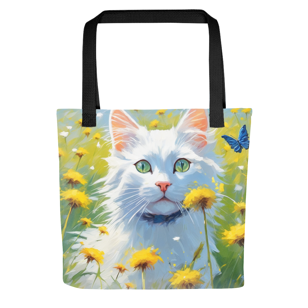 PugMug Custom White Companion Cat Tote