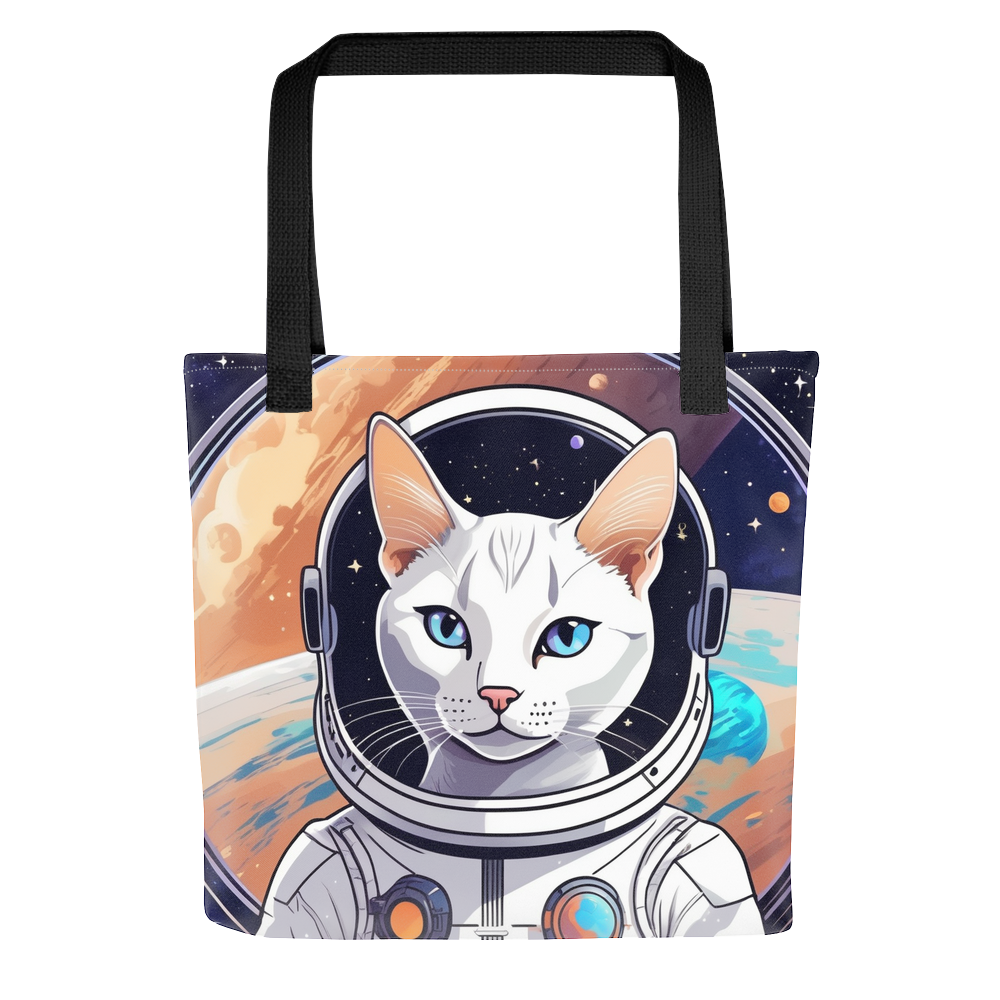 PugMug Custom White Abyssinian Cat Tote