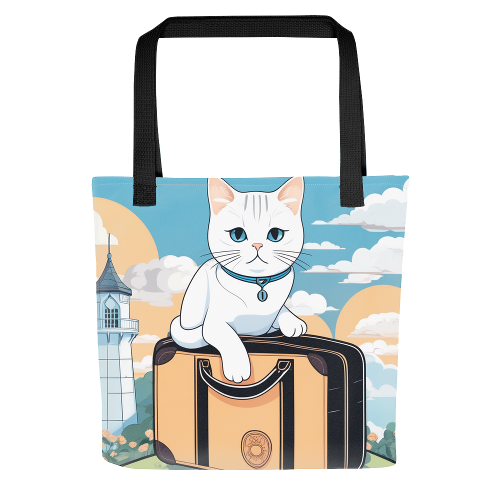 PugMug Custom White British Shorthair Cat Tote