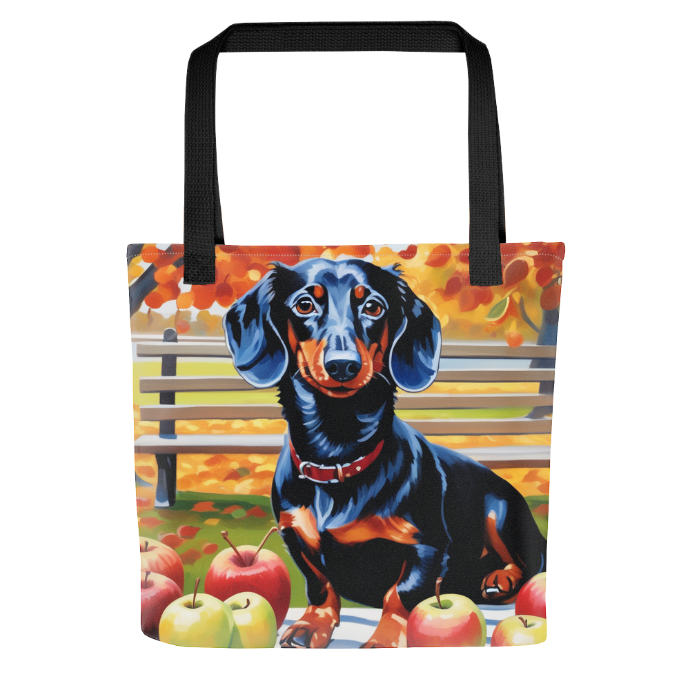 PugMug Custom Black Dachshund Tote