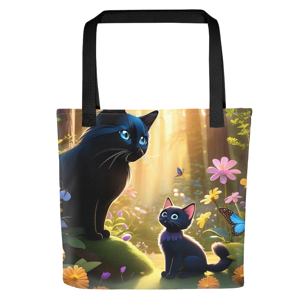 PugMug Custom Black Ragdoll Cat Tote