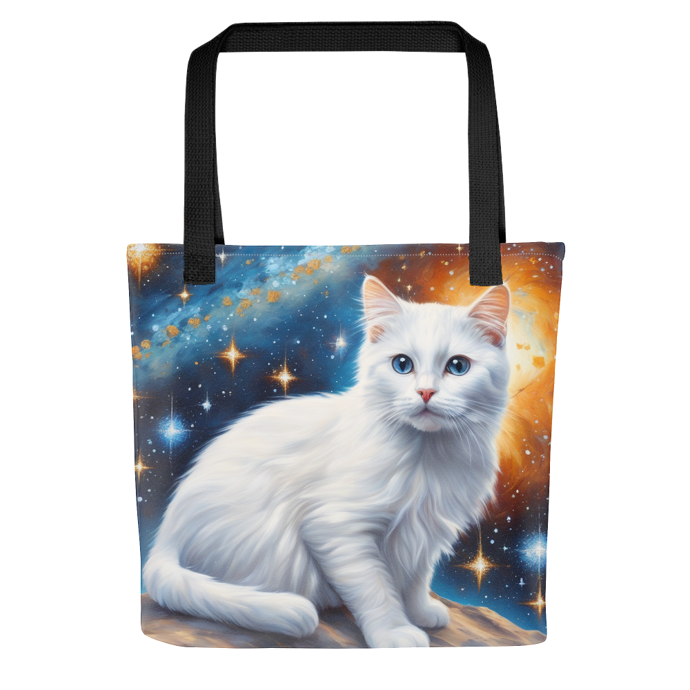 PugMug Custom White Companion Cat Tote