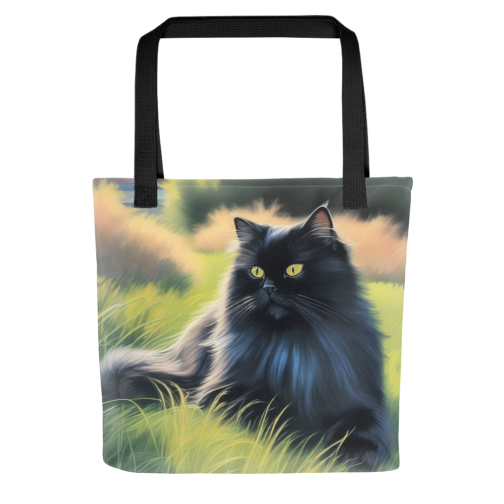 PugMug Custom Black Persian Cat Tote
