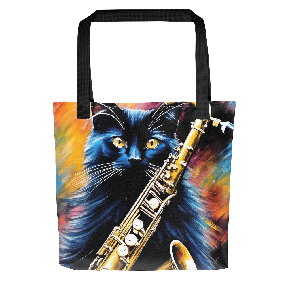 PugMug Custom Black Ragdoll Cat Tote