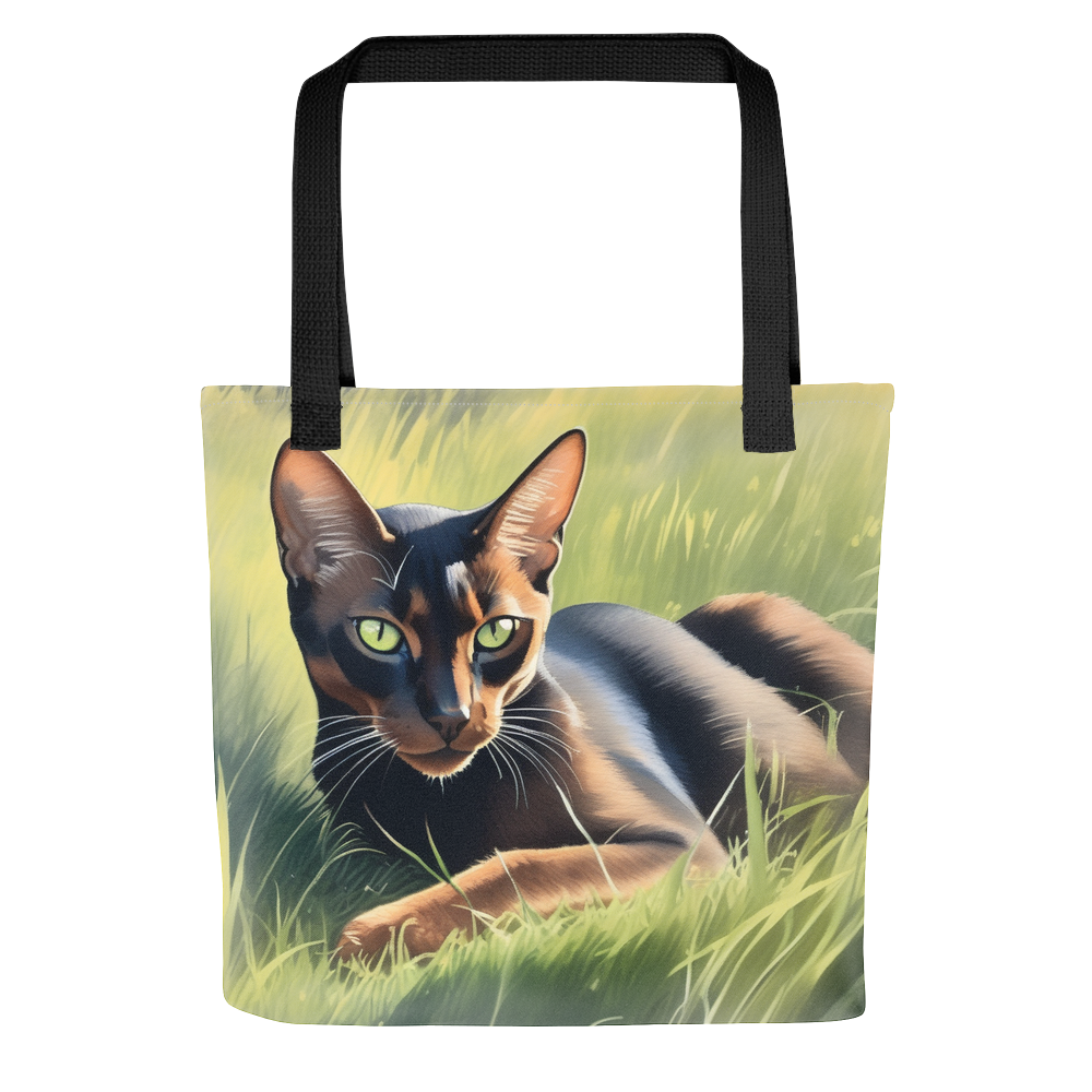 PugMug Custom Black Abyssinian Cat Tote