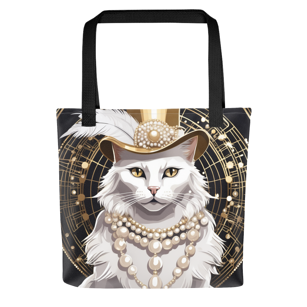 PugMug Custom White Companion Cat Tote