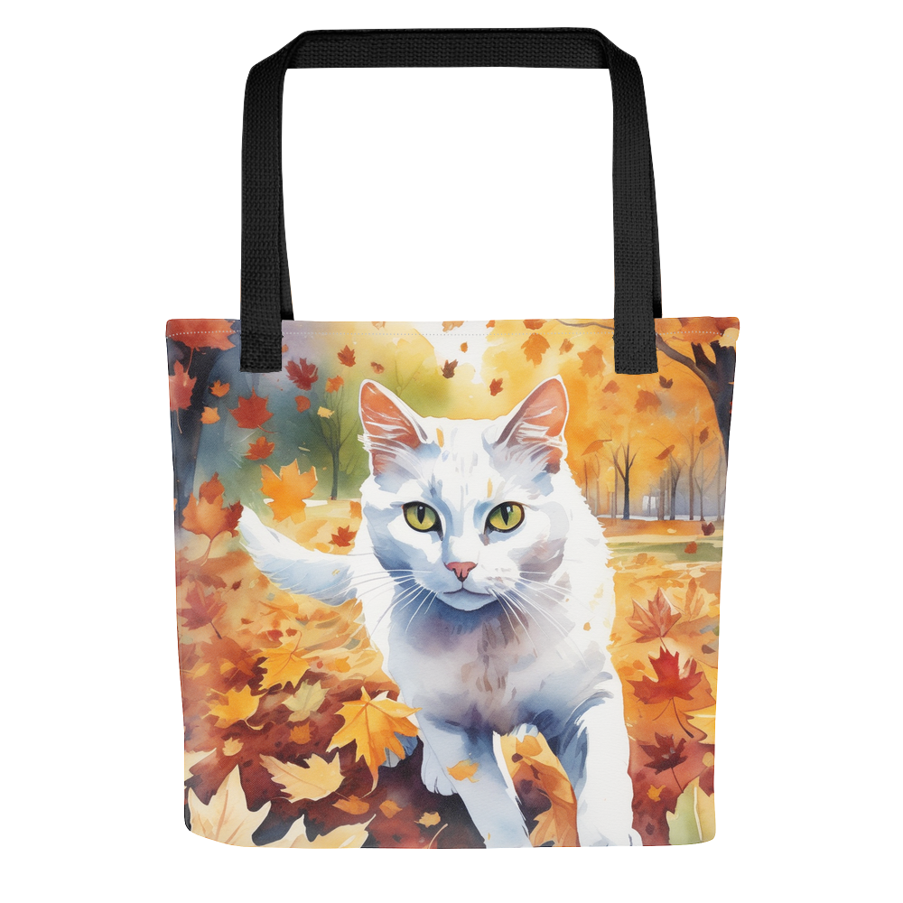 PugMug Custom White Companion Cat Tote