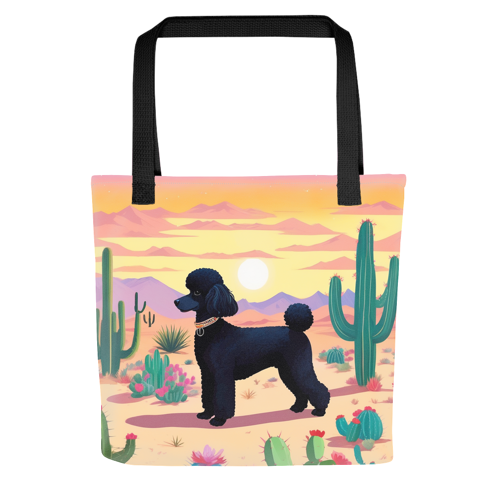 PugMug Custom Black Poodle Tote