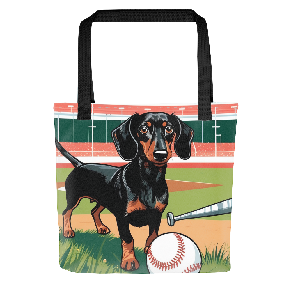 PugMug Custom Black Dachshund Tote