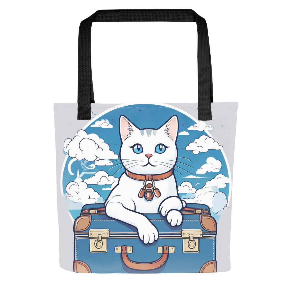 PugMug Custom White Companion Cat Tote
