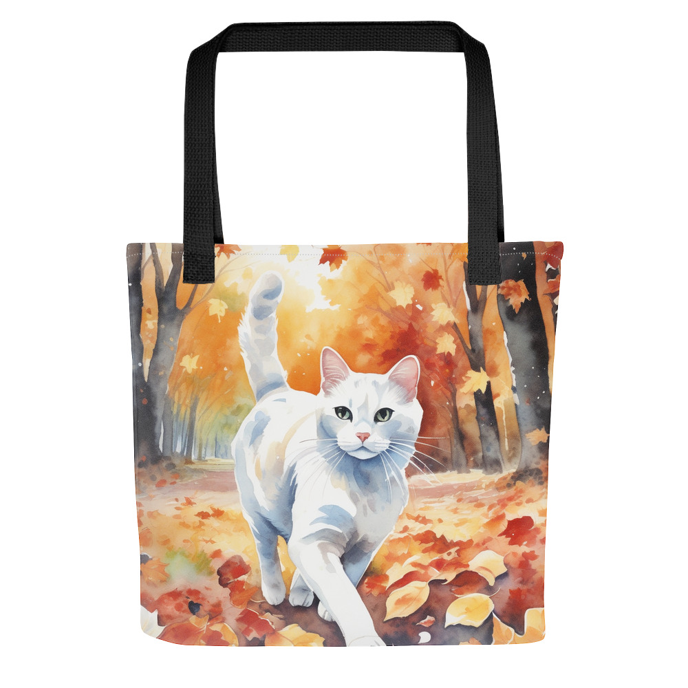 PugMug Custom White Companion Cat Tote