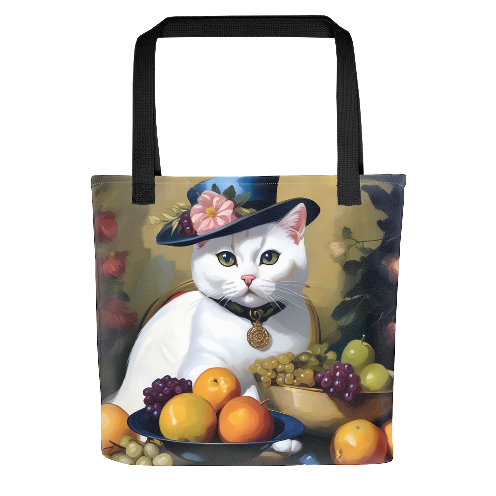 PugMug Custom White British Shorthair Cat Tote