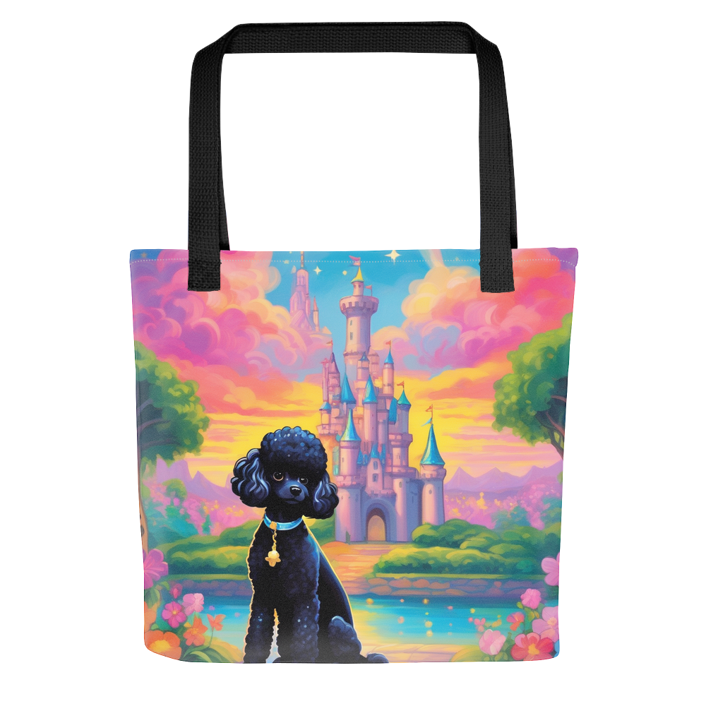 PugMug Custom Black Poodle Tote