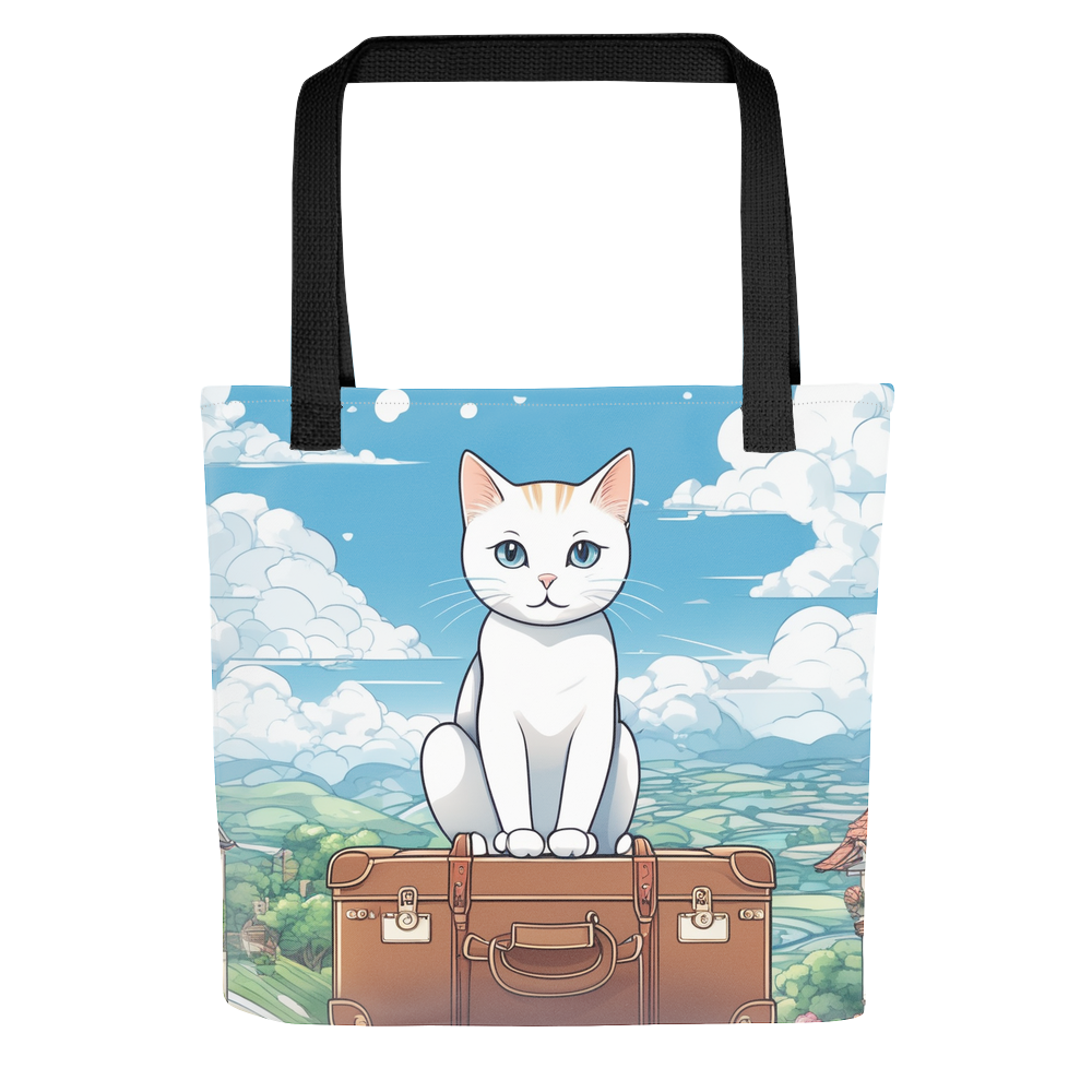 PugMug Custom White Companion Cat Tote