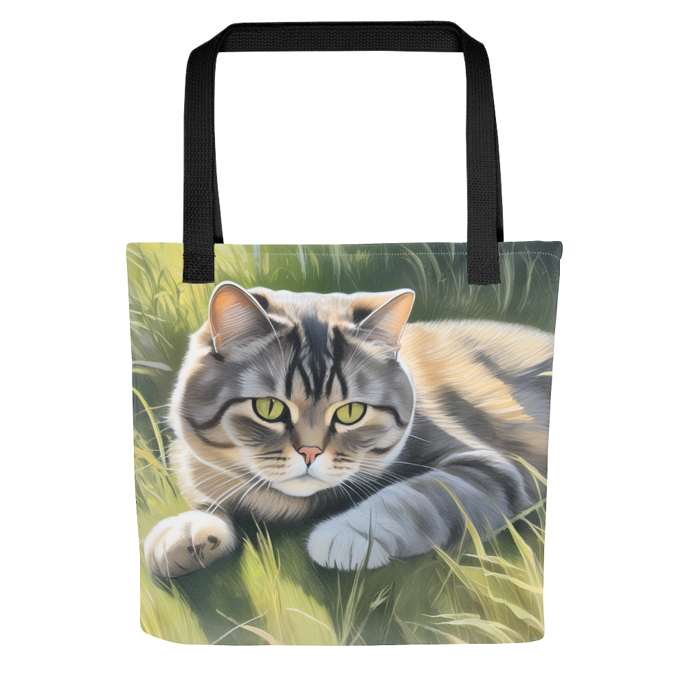 PugMug Custom Tabby Scottish Fold Cat Tote