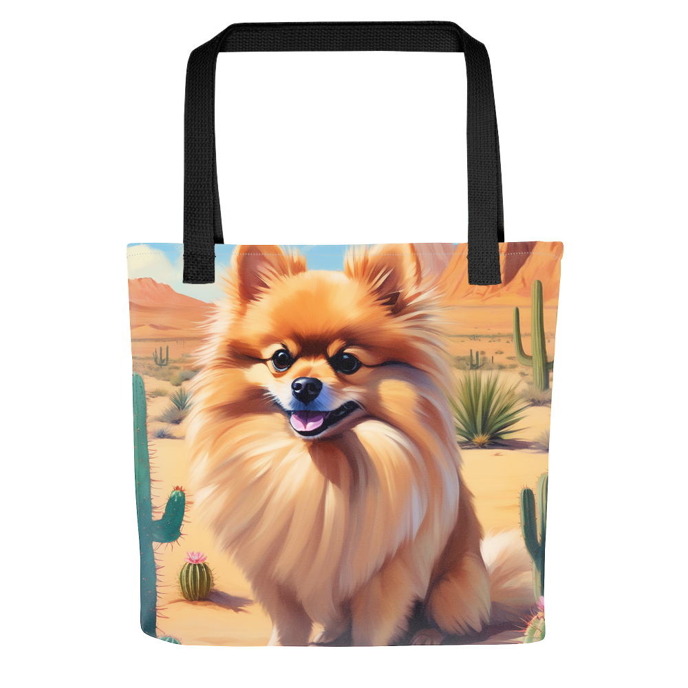 PugMug Custom Tan Pomeranian Tote