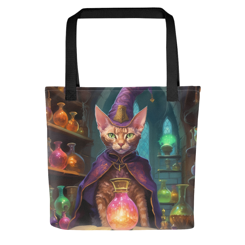 PugMug Custom Tabby Devon Rex Cat Tote