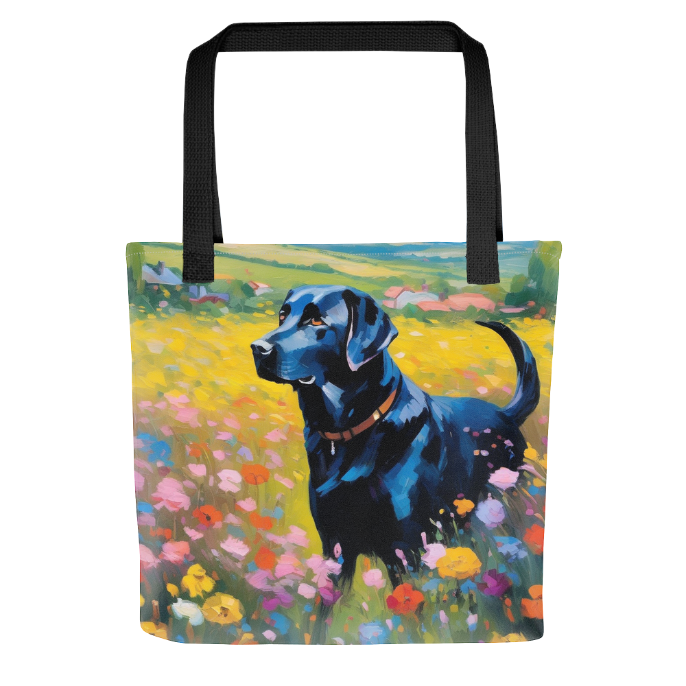 PugMug Custom Black Labrador Retriever Tote