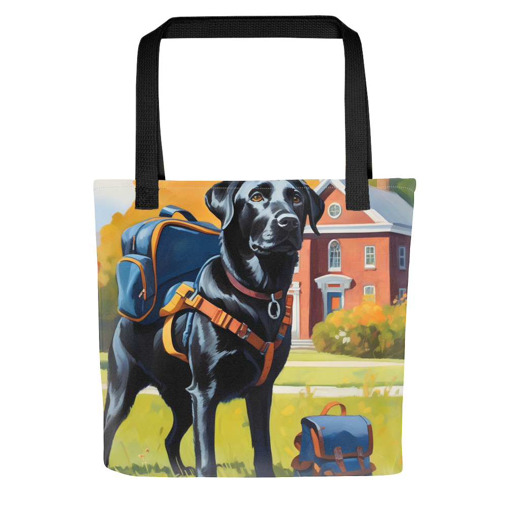 PugMug Custom Black Labrador Retriever Tote