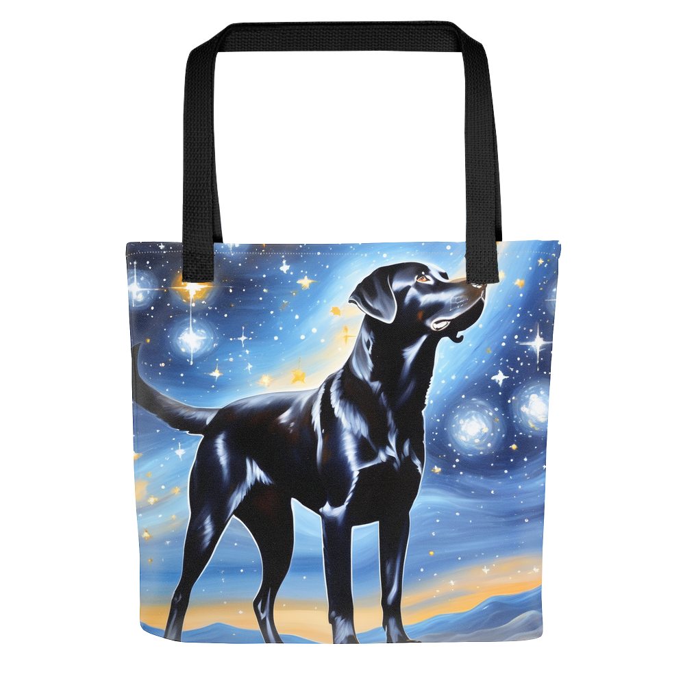 PugMug Custom Black Labrador Retriever Tote