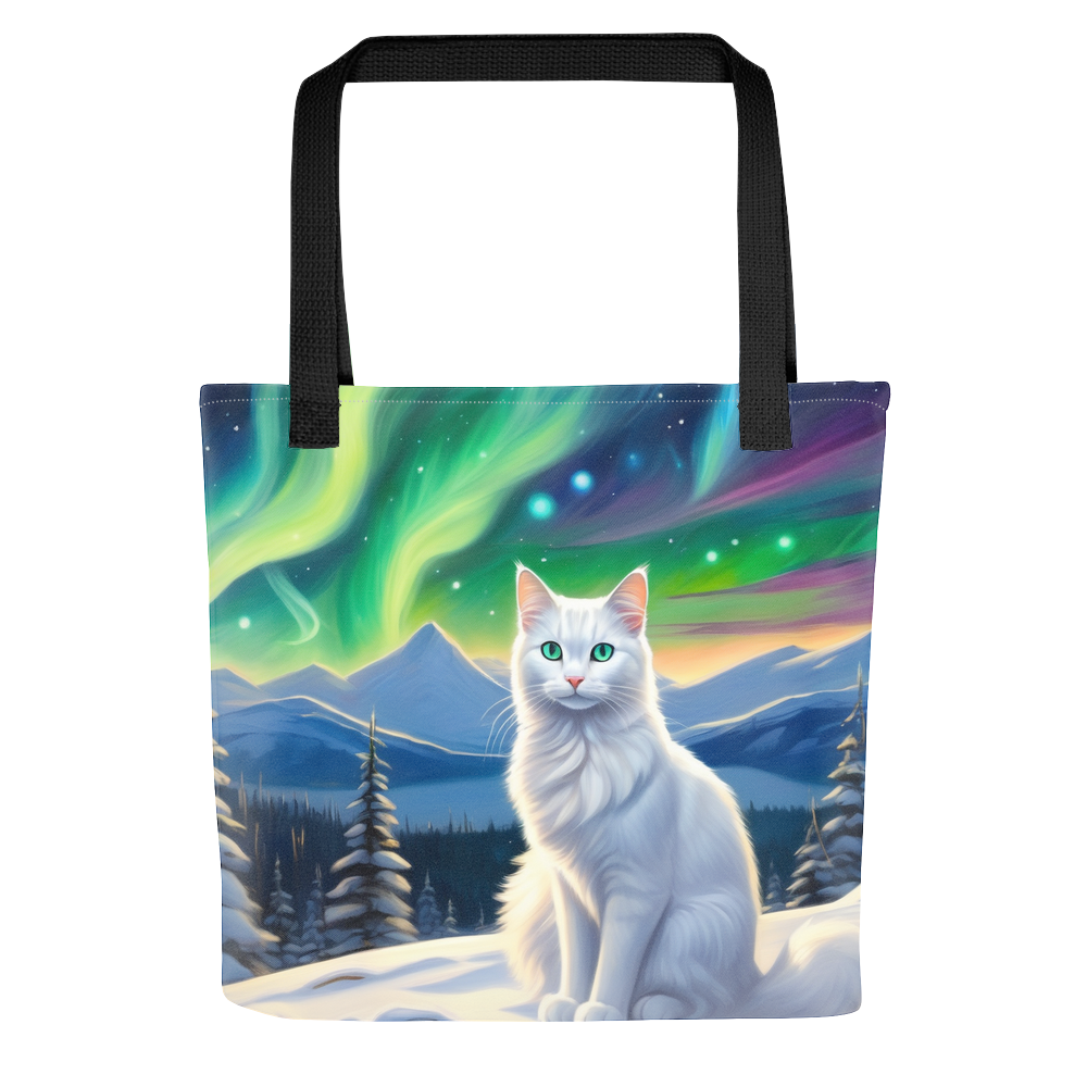 PugMug Custom White Companion Cat Tote