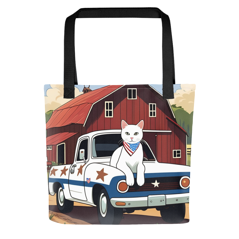 PugMug Custom White Companion Cat Tote