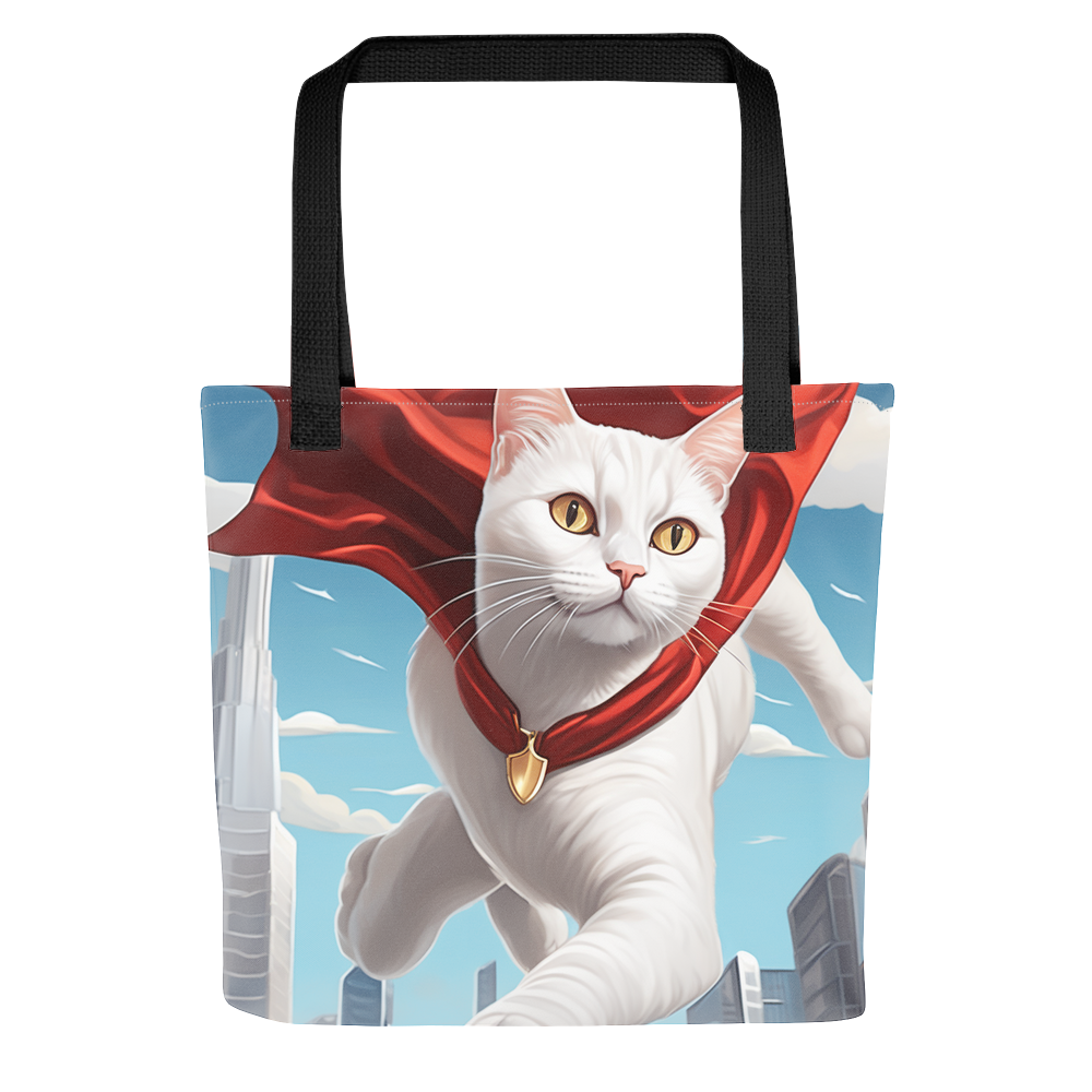 PugMug Custom White Companion Cat Tote