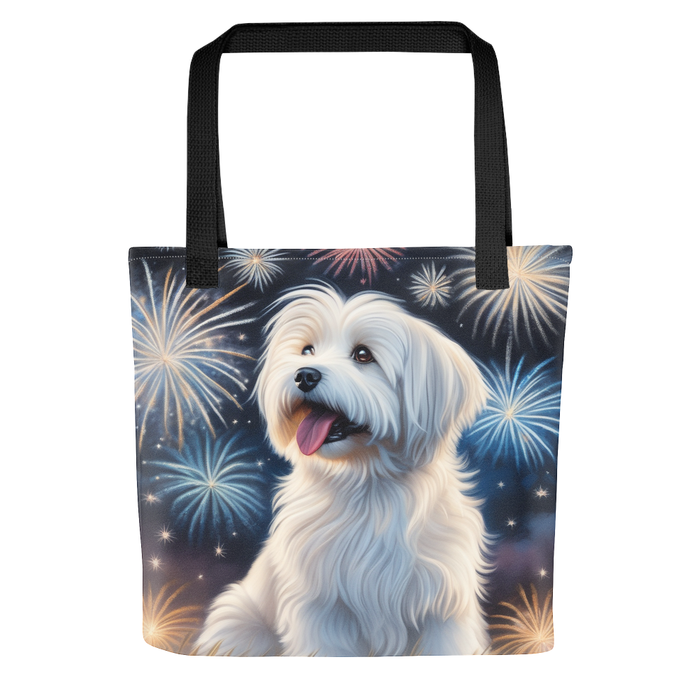 PugMug Custom White Havanese Dog Tote