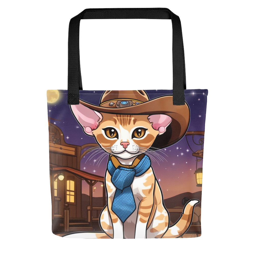 PugMug Custom Tabby Devon Rex Cat Tote