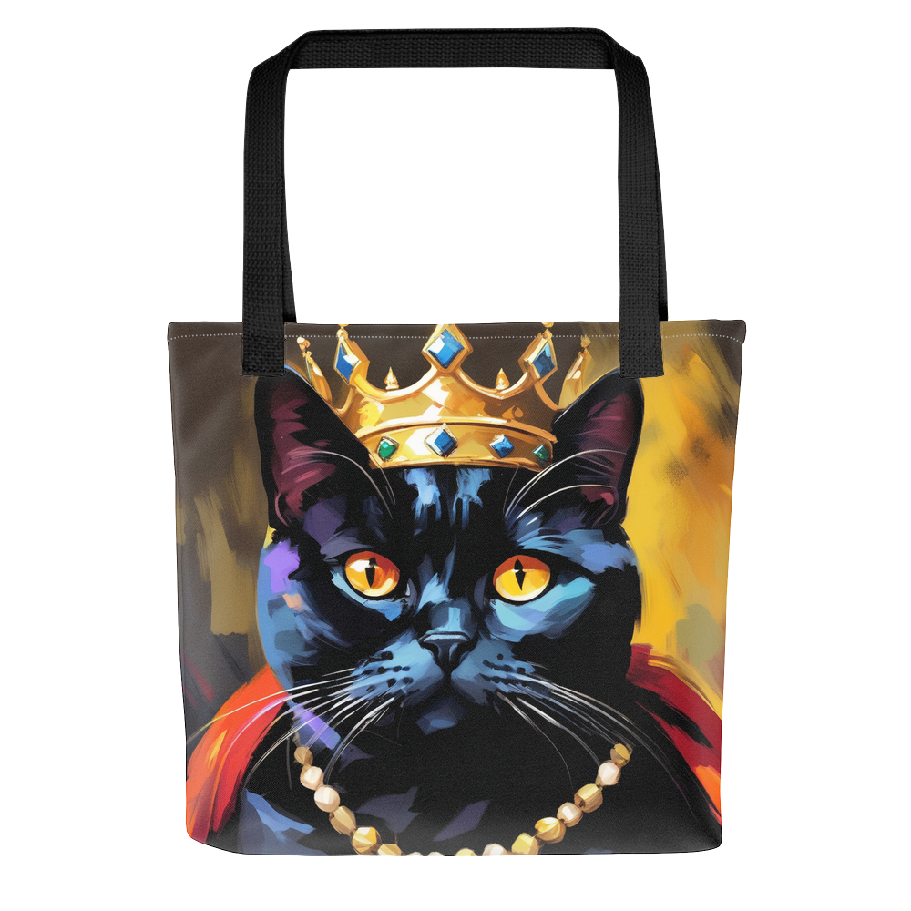 PugMug Custom Black British Shorthair Cat Tote