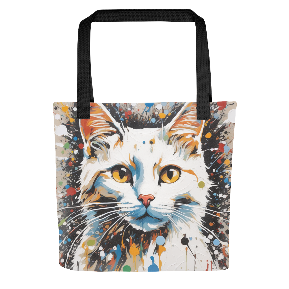 PugMug Custom White Companion Cat Tote