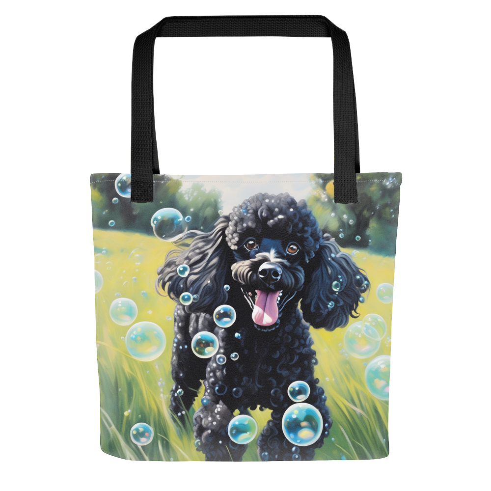 PugMug Custom Black Poodle Tote