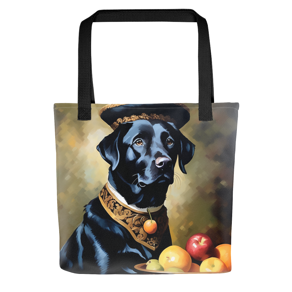 PugMug Custom Black Labrador Retriever Tote