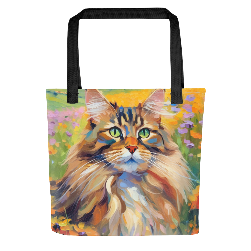 PugMug Custom Tabby Maine Coon Cat Tote