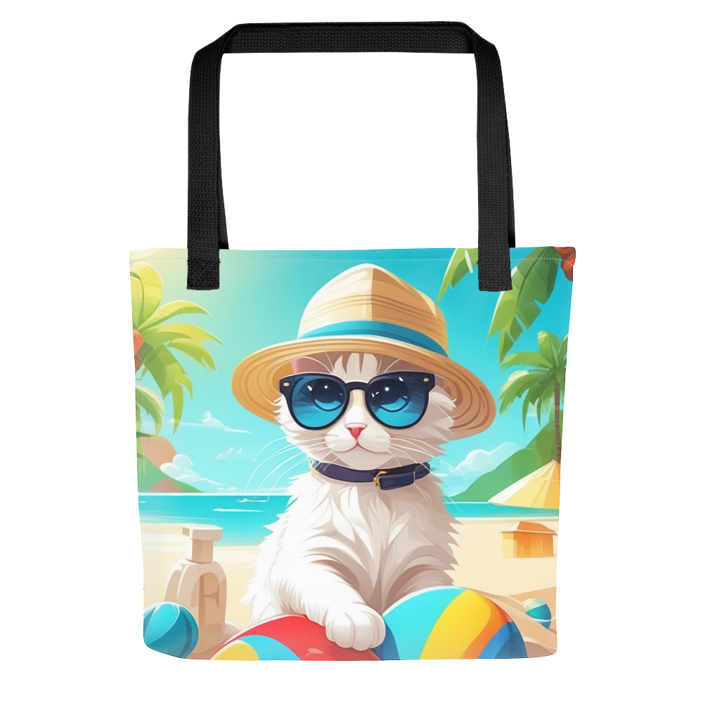 PugMug Custom White Companion Cat Tote