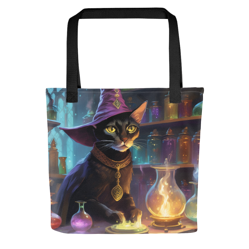 PugMug Custom Black Abyssinian Cat Tote