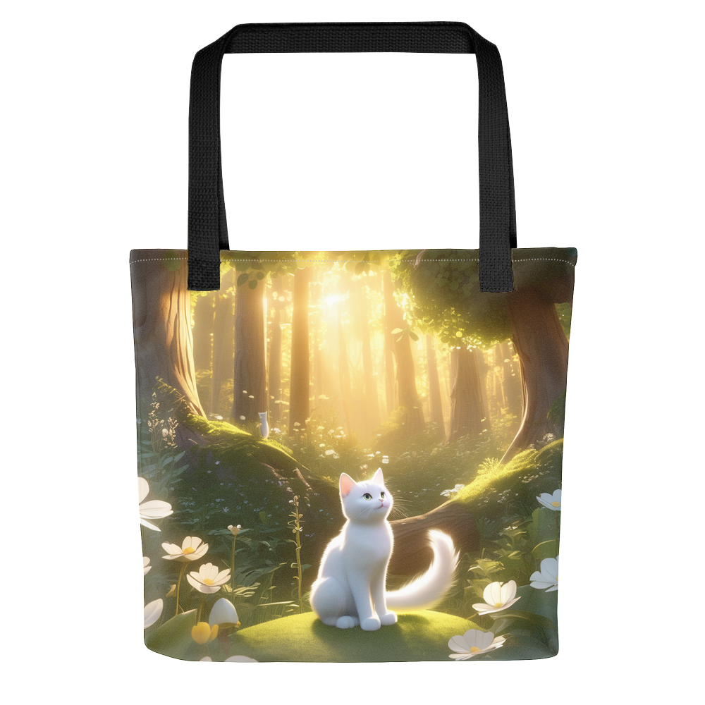 PugMug Custom White Companion Cat Tote