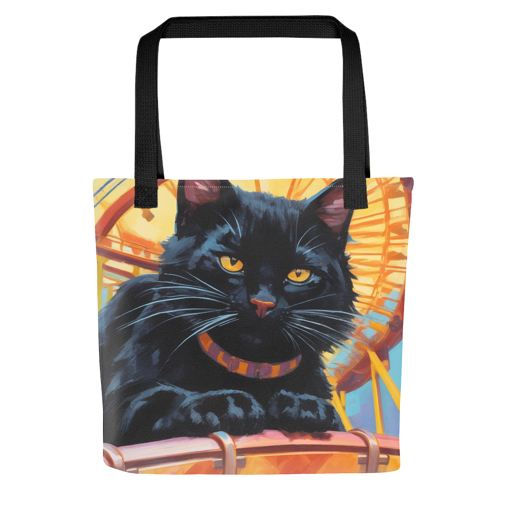 PugMug Custom Black Exotic Cat Tote