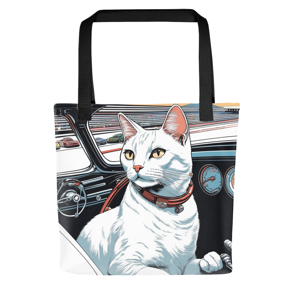 PugMug Custom White Companion Cat Tote