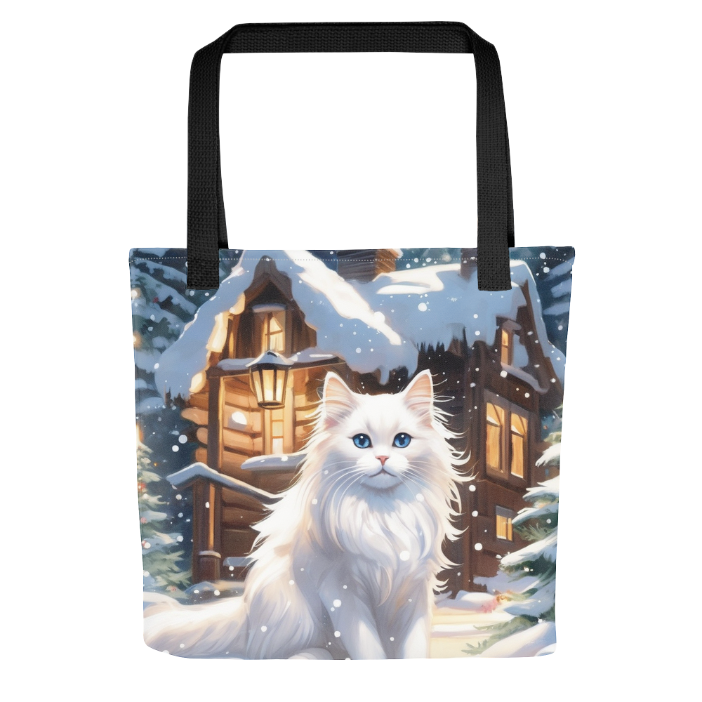 PugMug Custom White Ragdoll Cat Tote