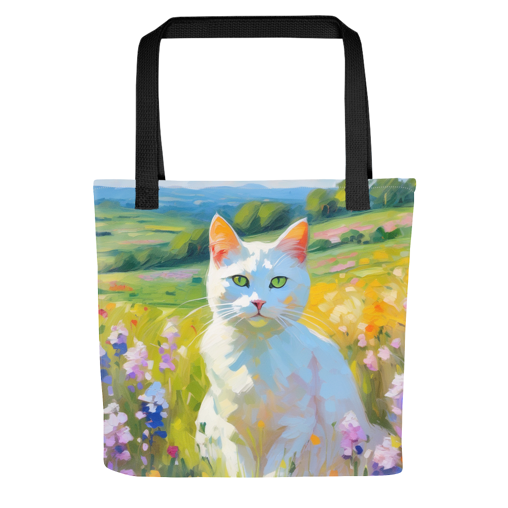 PugMug Custom White Companion Cat Tote