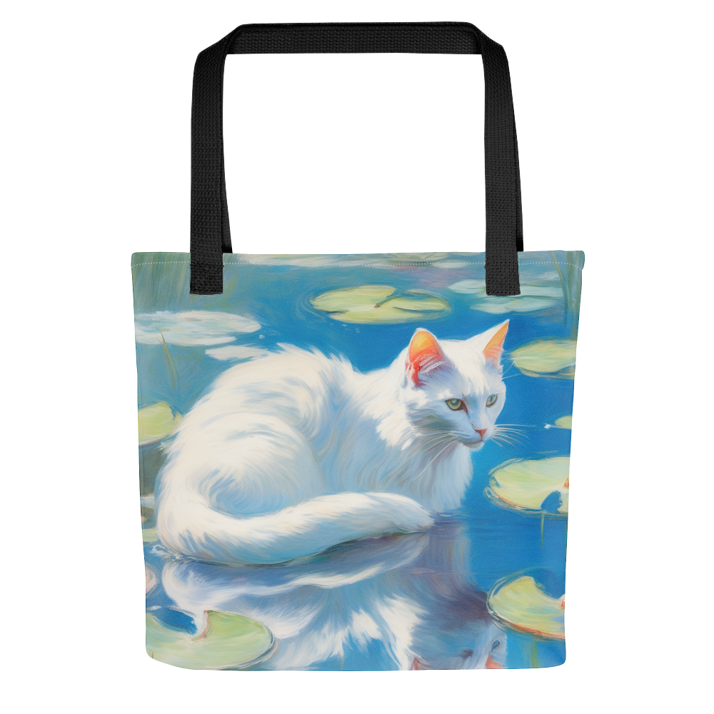PugMug Custom White Companion Cat Tote