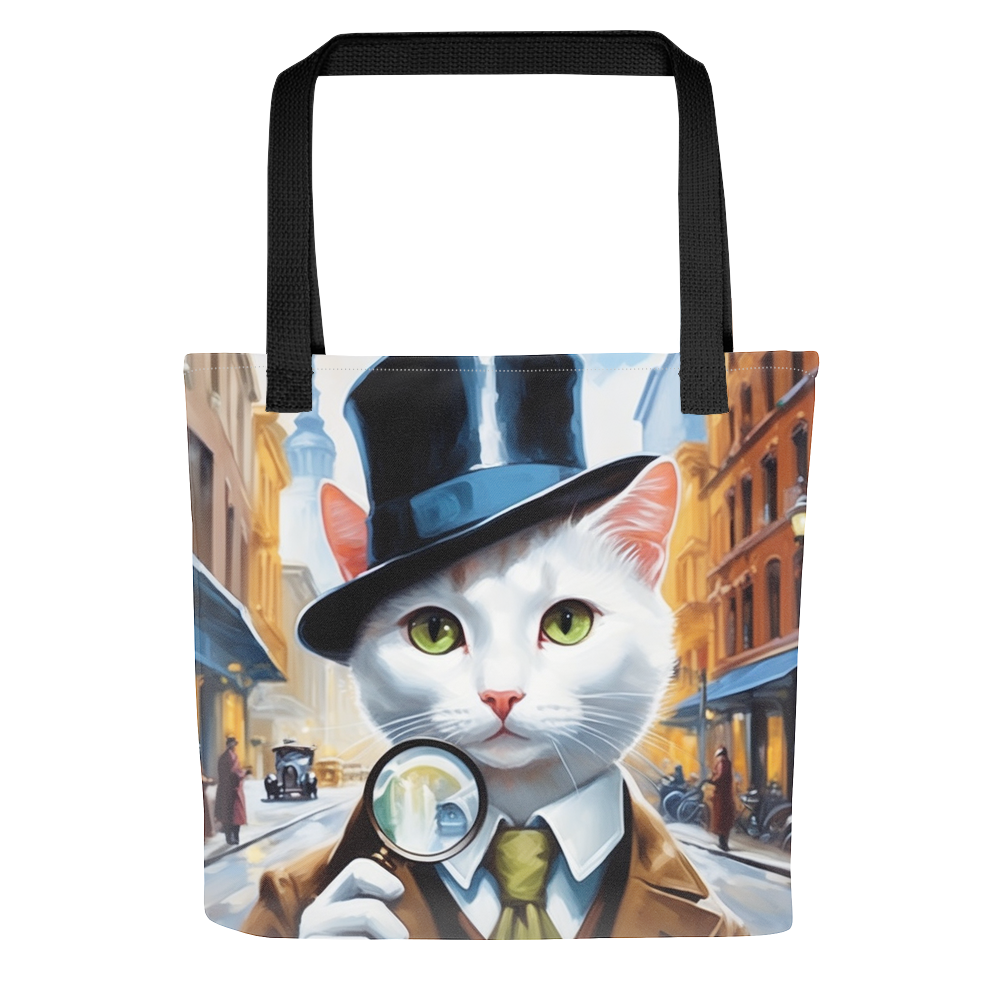 PugMug Custom White Companion Cat Tote