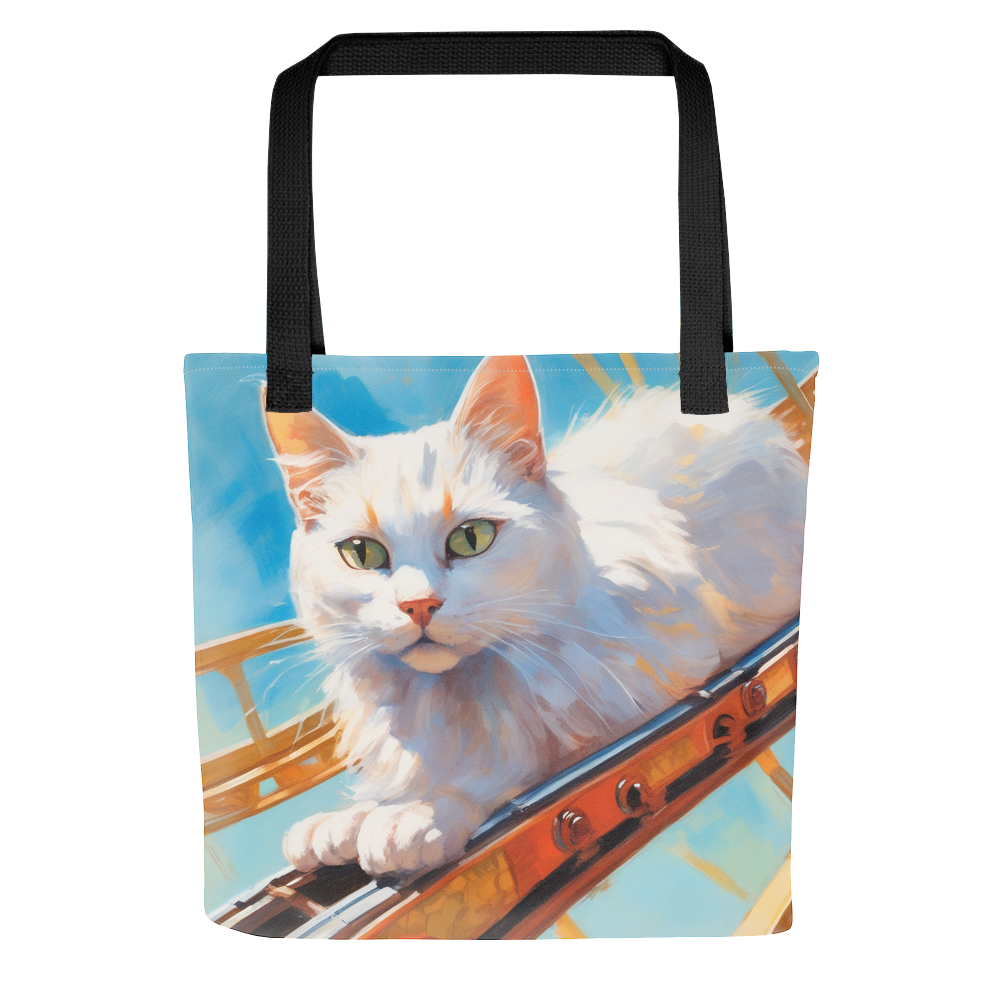PugMug Custom White Companion Cat Tote