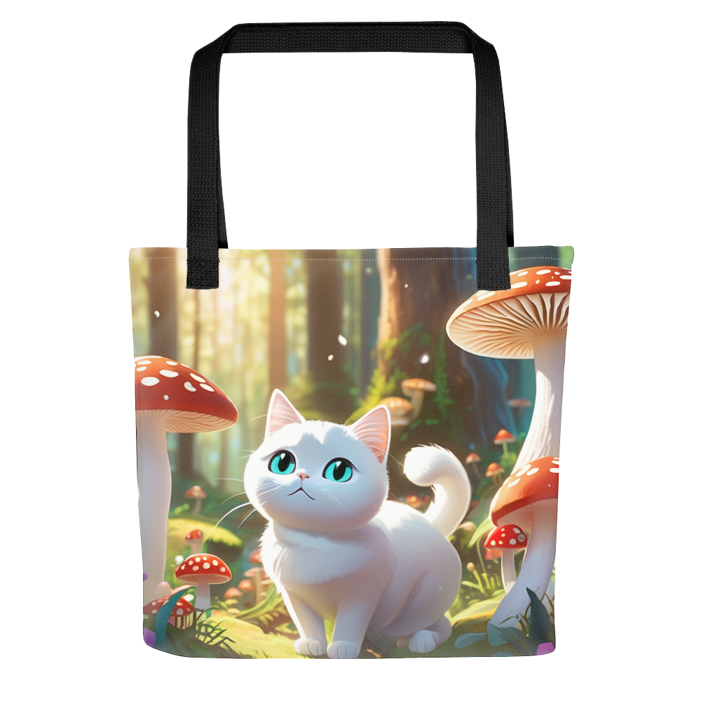 PugMug Custom White Companion Cat Tote