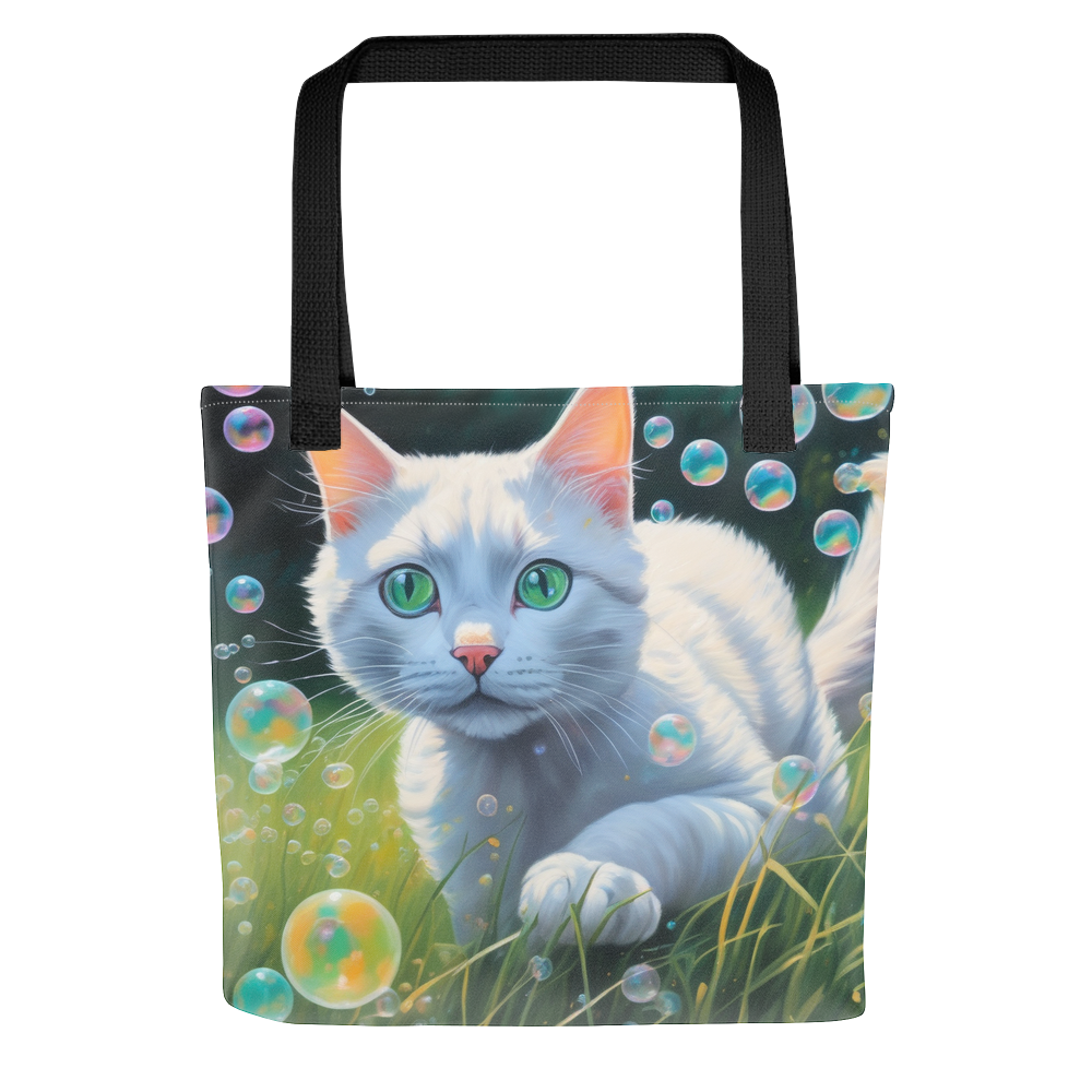PugMug Custom White Companion Cat Tote