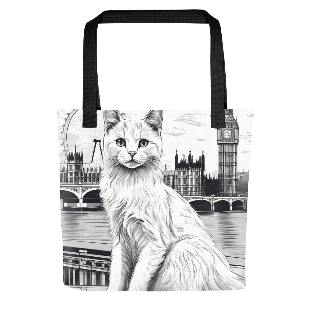 PugMug Custom White Companion Cat Tote
